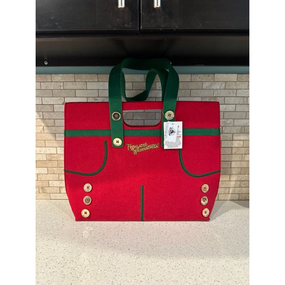 Disney Parks Epcot Germany Heavy Felt Tote Bag World Showcase New With Tags